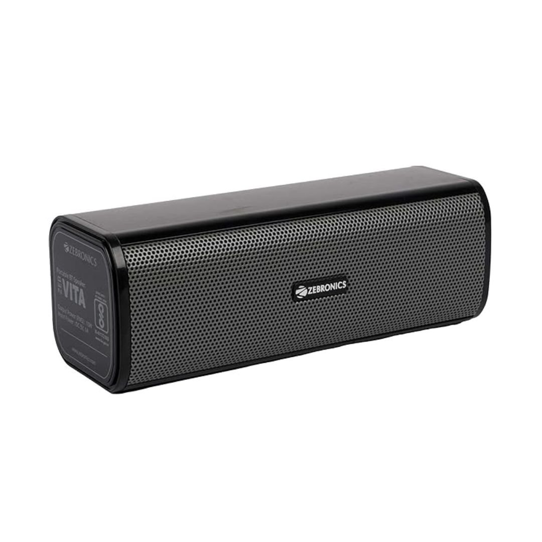 10 ZEBRONICS Zeb-VITA – 10W Wireless Bluetooth Portable Bar Speaker (Grey) - Image 1